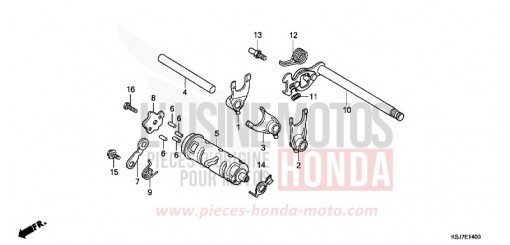 BARILLET DE SELECTION CRF100FC de 2012